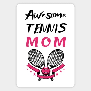 US Open Tennis Mom Racket and Ball Magnet